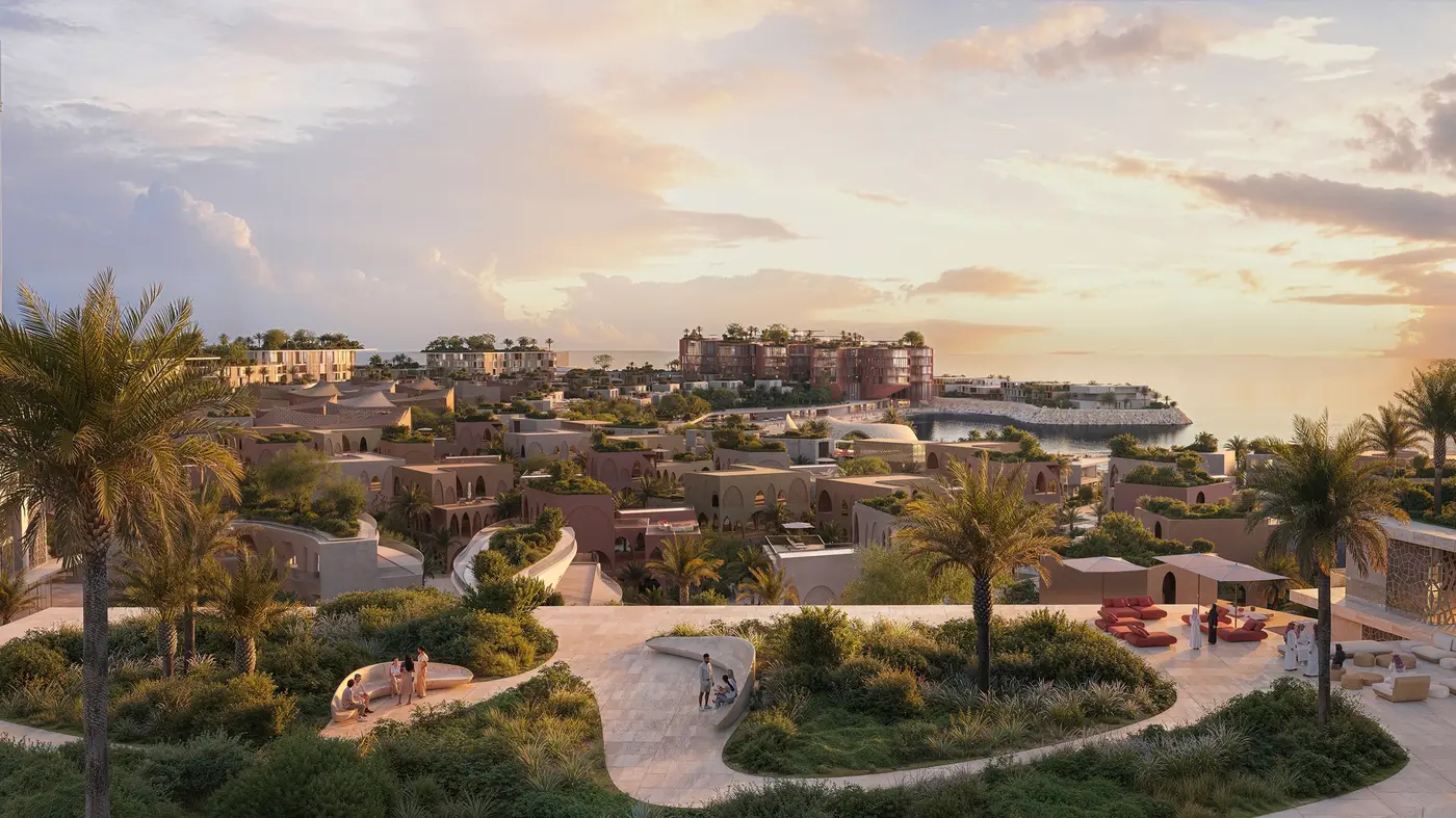 Landscaped gardens at Mira Coral Bay